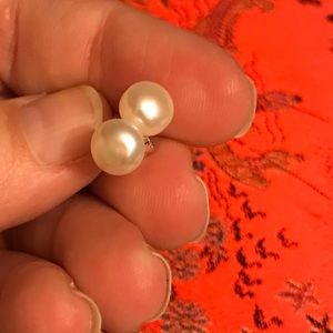 Cultured Pearl Stud Earrings AP3